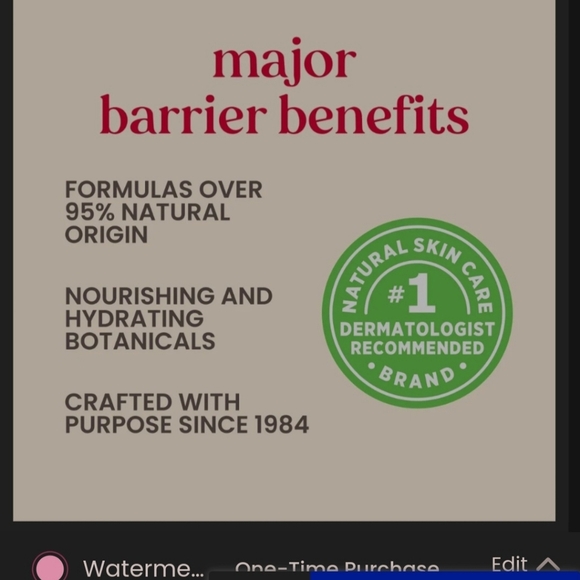 Burt's Bees Lip Shimmer Color Watermelon 132 NIB Sealed .09oz/2.55g - Picture 16 of 16